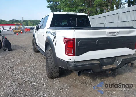 2017 Ford F150 Raptor из США, поврежденный, VIN 1FTFW1RG1HFA39297